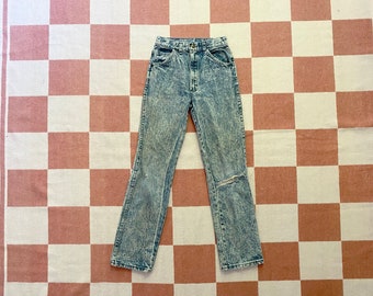 Acid Wash Petite Jeans 22x26