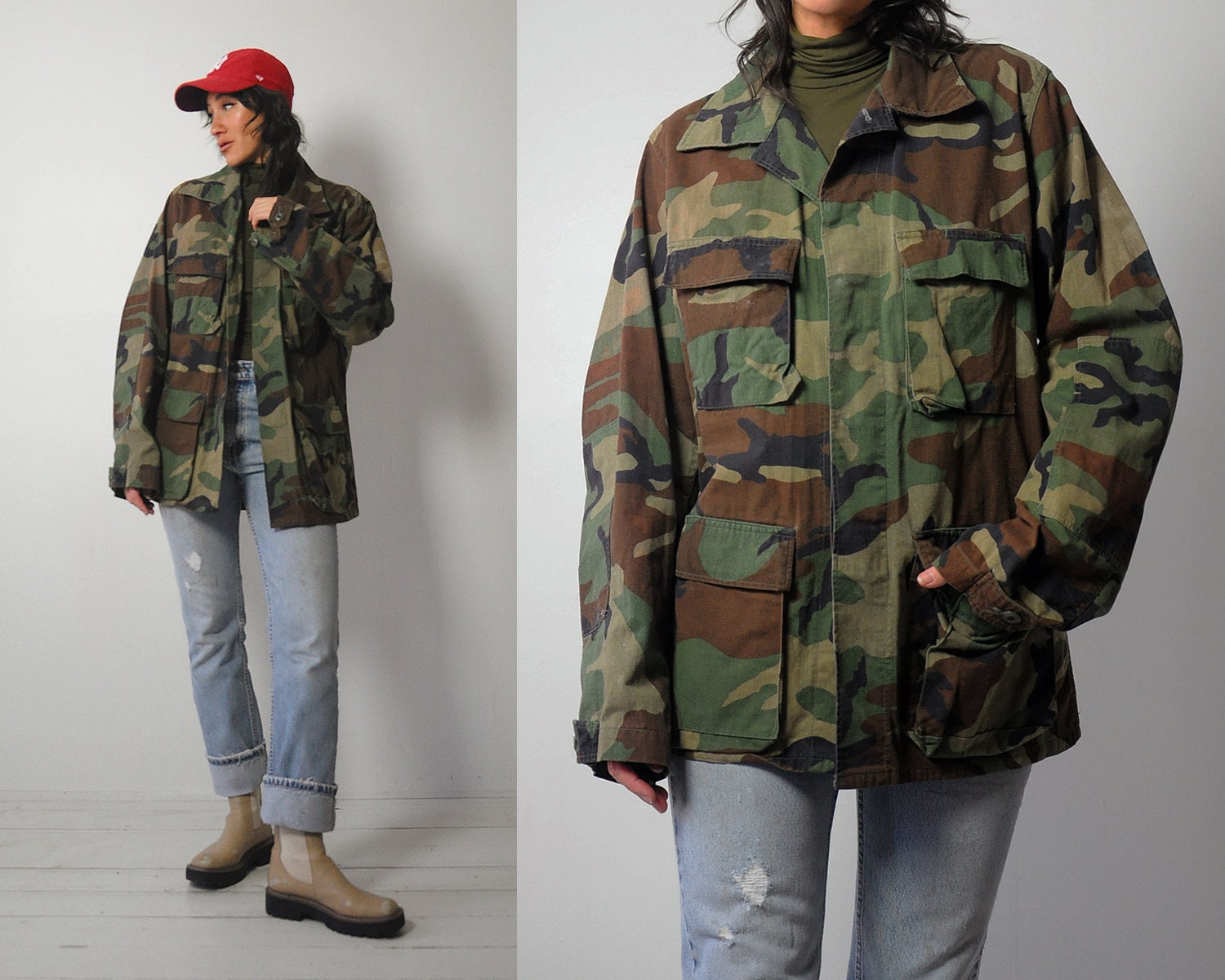 Oversized Camo Jacket Etsy 