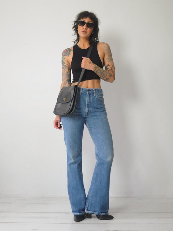1970's Flared Levi's Jeans 32x35 - image 3