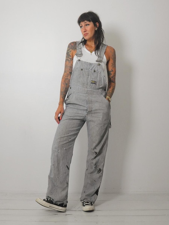 1970's Hickory Stripe Oshkosh Overalls - Etsy