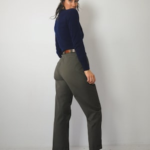 1940's Olive Green Trousers 33x28.5 image 3