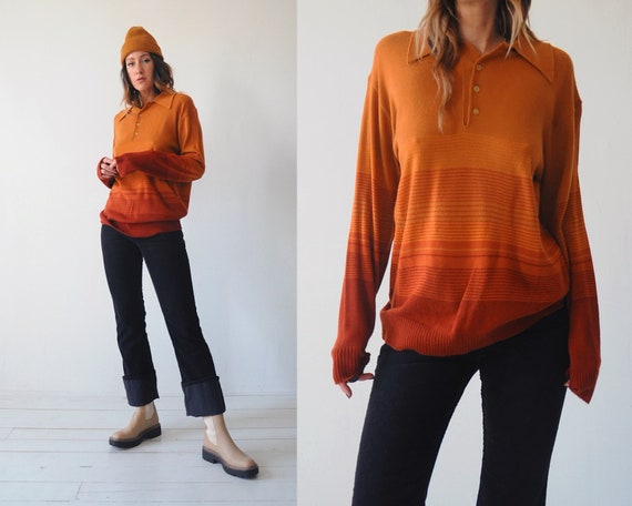 70's Ombre Stripe sweater
