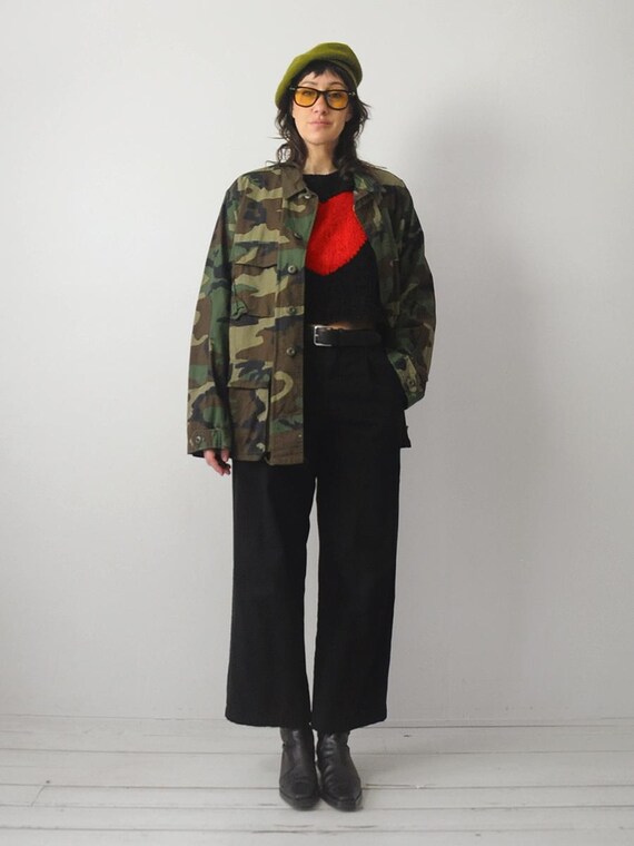 1980's Thin Camouflage Jacket - image 8