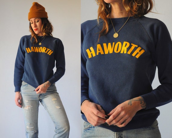 Navy Haworth Faded Sweatshirt
