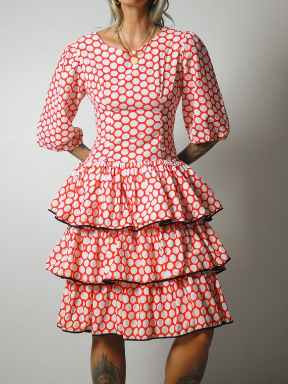 1960's Lucy Polka Dot Dress - image 9
