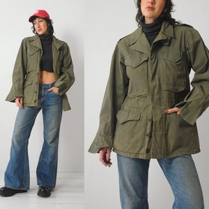 1960&#39;s Olive Military Field Parka