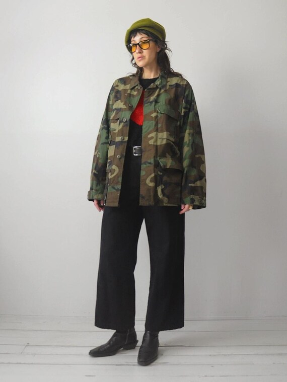 1980's Thin Camouflage Jacket - image 2