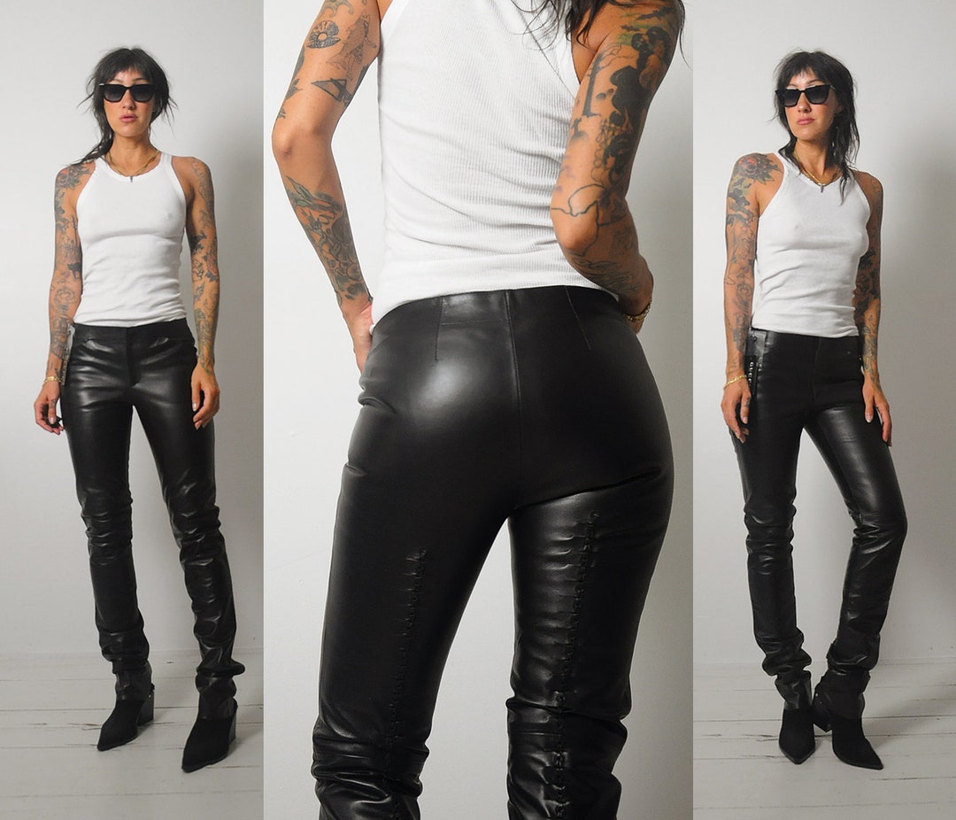 Gucci GG Logo Zip-Hemline Wide Pants (Pants) IFCHIC.COM