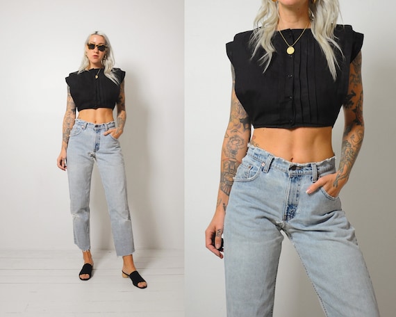 Cropped Linen Blouse