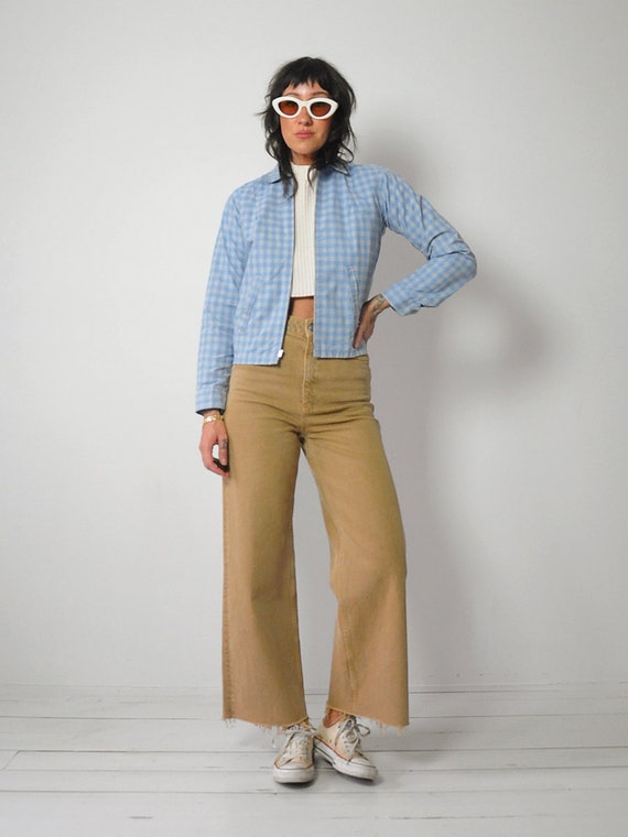 1950's Gingham Zip Up Ricky Jacket Gem