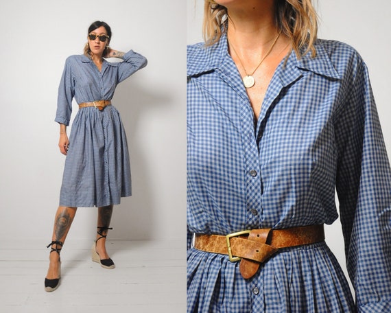 50's Eurus Gingham Dress