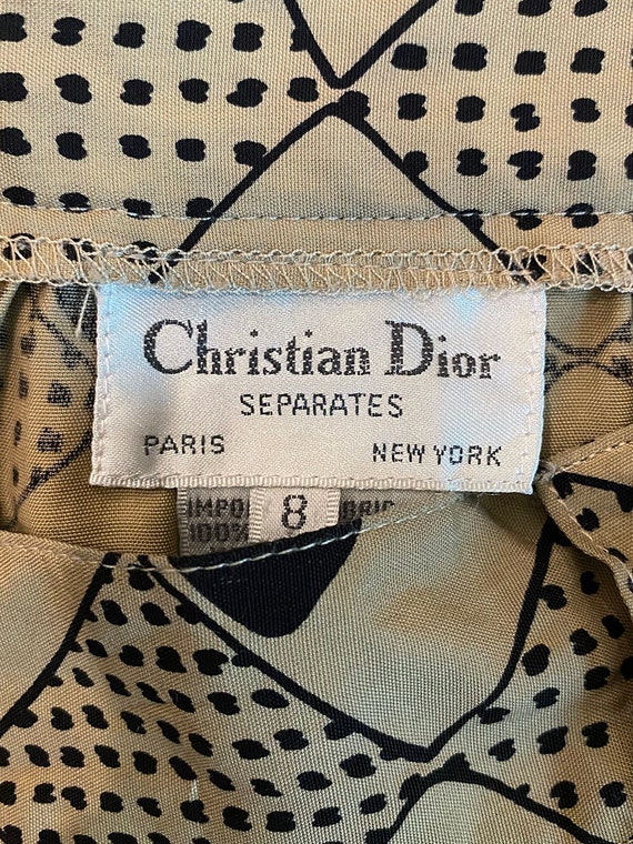 1980's Christian Dior Pocket Skirt - image 9