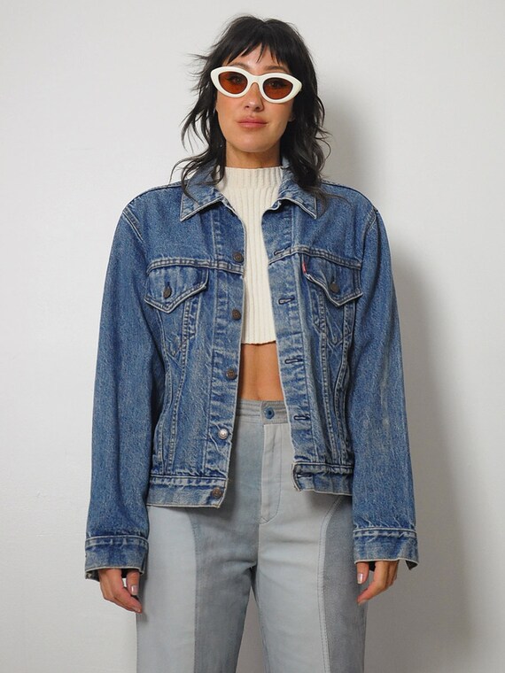 Faded Levi's Jean Jacket - image 3