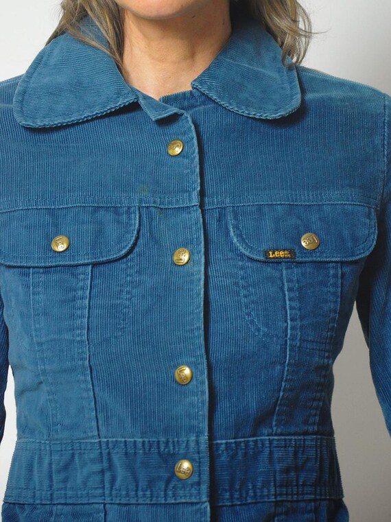 1970's Fitted Corduroy Lee Jacket - Etsy