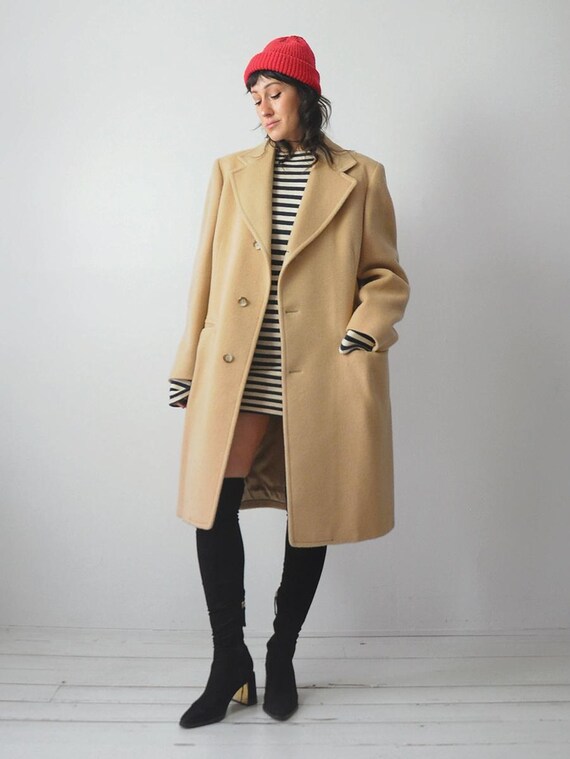Tan Pendleton Iconic Wool Peacoat - image 7