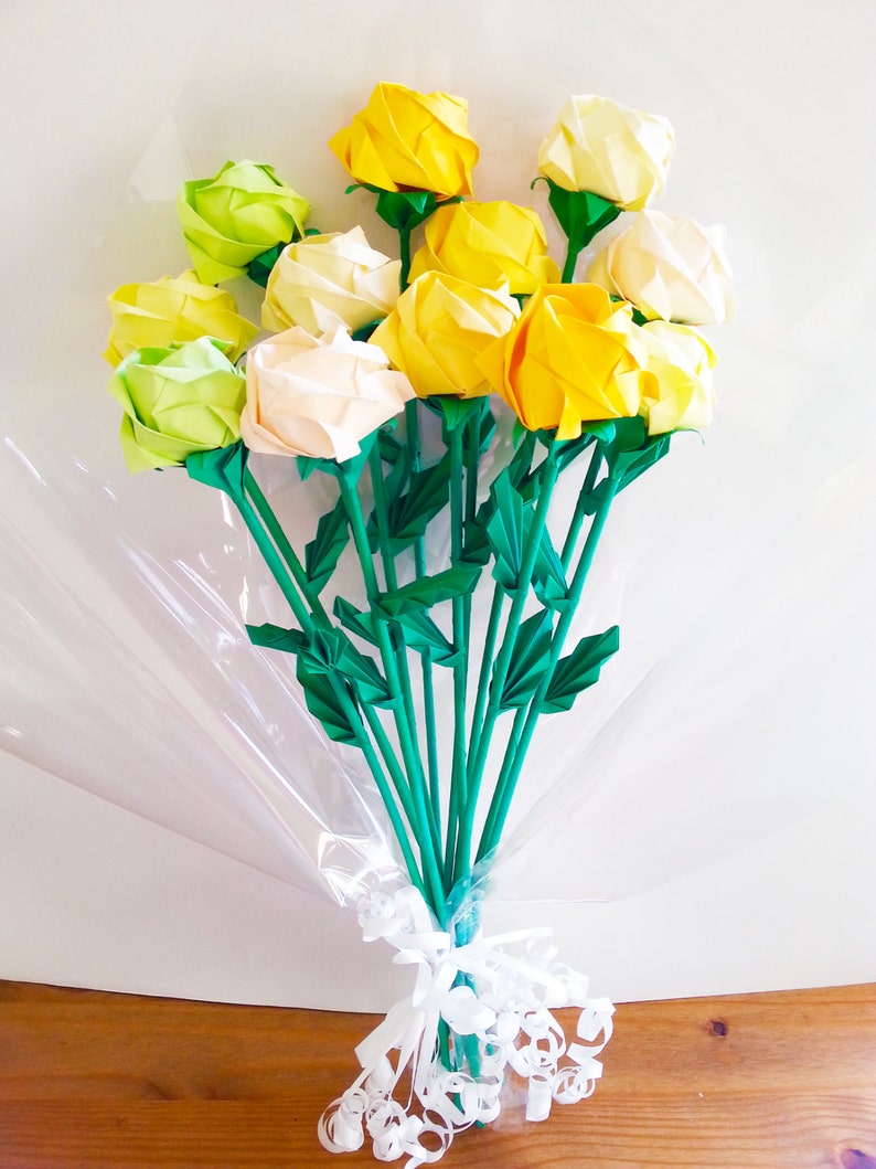 Mother's Day Origami Rose Bouquet Etsy