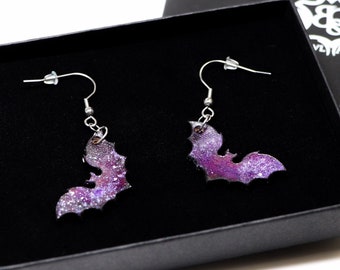 Gothic bat earring - from beet & owl