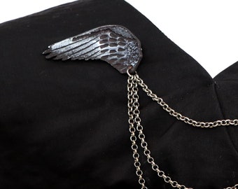 raven Wings - Collar Chain