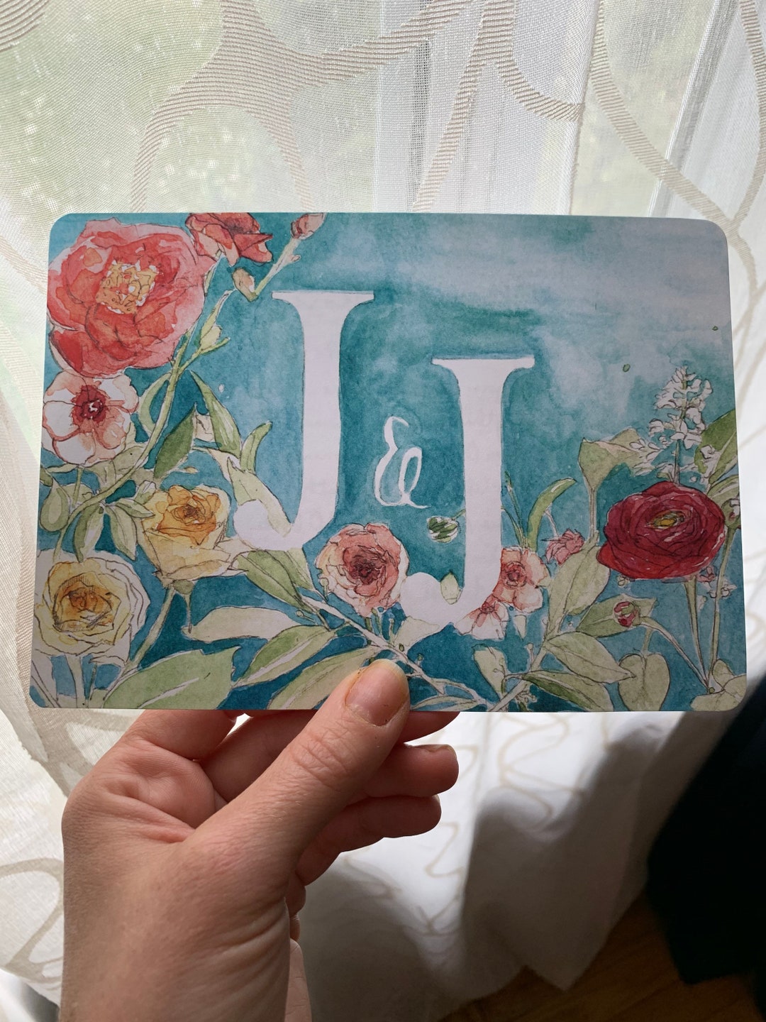 Floral Watercolor Wedding Invitations Etsy