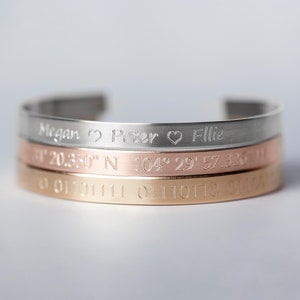 Custom Gold or Sterling Engraved Bracelet, Personalized Gold Bracelet, Engraved Bracelet, Custom Engraved Jewelry