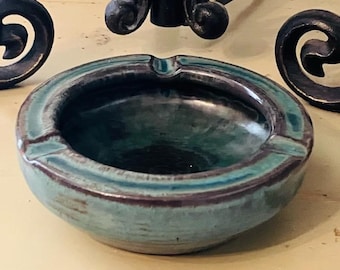 Studio Pottery Ashtray Ash Bowl MCM Vintage 60s Mid Century