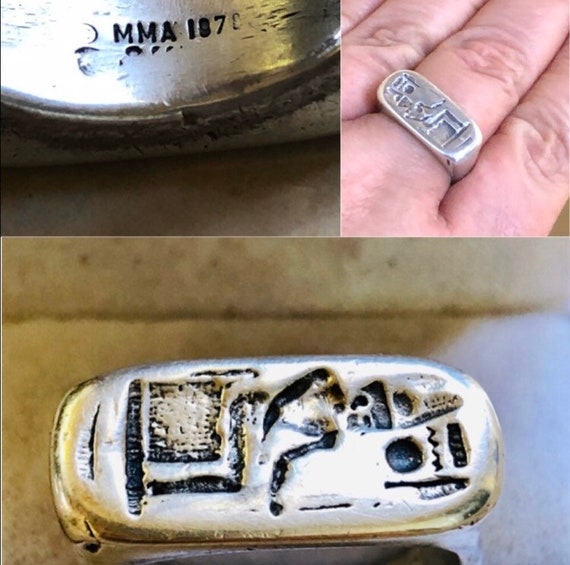 Vintage 1978 Sterling Unisex East West Ring