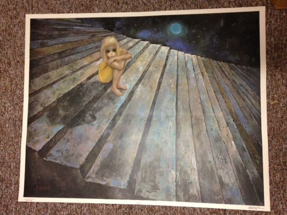 Walter Margaret Keane alone Big Eyes Kid Etsy
