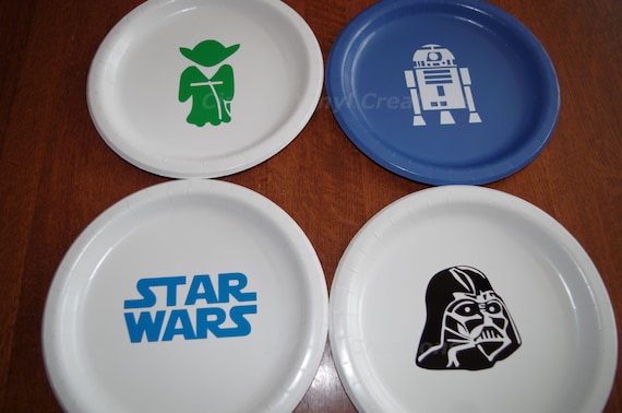 star wars plates