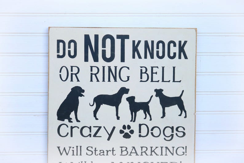 no-soliciting-do-not-knock-or-ring-door-bell-funny-crazy-dogs-barking