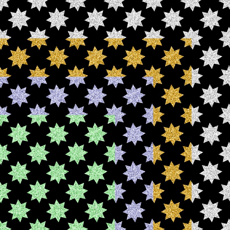 Download Instant Download Lg Glitter 8pt Star On Black Digital Paper Pack Scrapbooking Printable Scrapbooking Paper Kromasol Com
