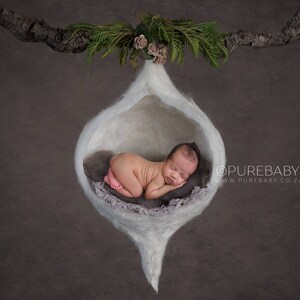 Digital Background - Digital Photography Backdrop - Digital Newborn Prop - Composite Background -Cocoon with Dark textured Backdrop Backdrop