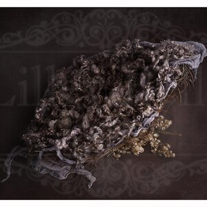 Digital Background - Digital Backdrop -Handmade - Digital Newborn Prop - Composite Fine Art Backdrop - Palm Nest with Dark Backdrop