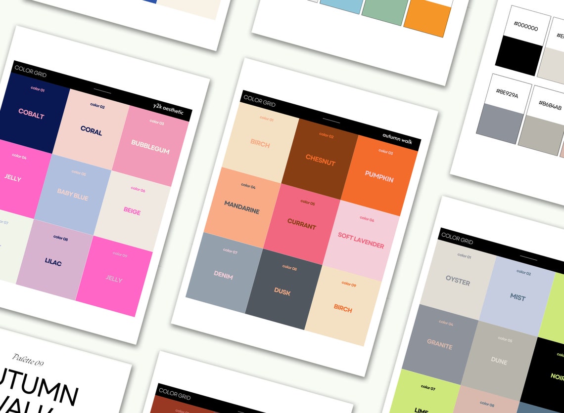 2024 Color Palette Guide • 26 Individual Color Palettes Based on Trend ...