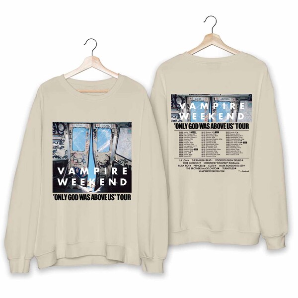 Vampire Weekend 2024 Tour Shirt, Vampire Weekend Band Fan Shirt, Vampire Weekend 2024 Concert Shirt, Only God Was Above 2024 Tour Shirt