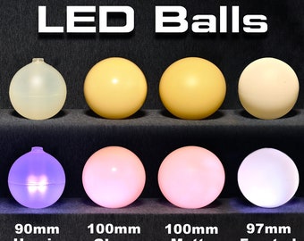 LED Contact Poi Balls for flowtoys Capsules  (Individual Ball only)