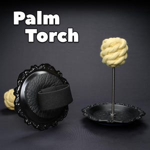 Palm Torches (New wick & leather options in photos)