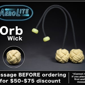 AeroLite Orb Fire Poi (Message us for 50 off)