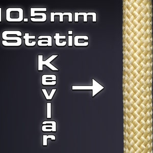 10.5mm Static Kevlar, by the foot (Wholesale available)