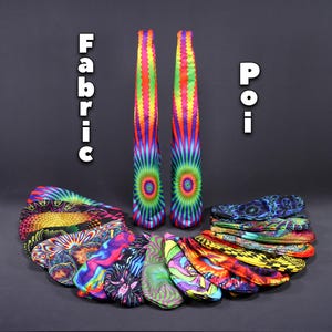 Fabric Poi / Sock Poi  - 17 Patterns! - Message us for discount