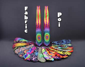 Fabric Poi / Sock Poi  - 17 Patterns! - Message us for discount