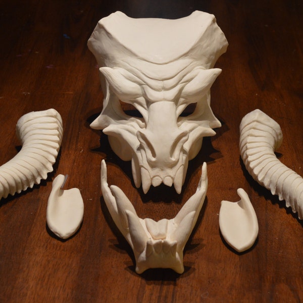 DIY Baphomet Mask Blank Kit - cast resin mask kit