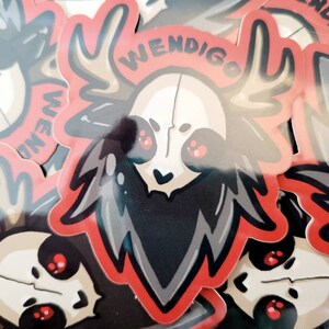 Kawaii Wendigo Cryptid Vinyl Sticker - Etsy