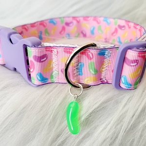 Colorful Jellybean Kemonomimi Candy Choker Collar - Kawaii Puppy Cosplay - Cute Gift for Her - Trendy Egirl Jewelry