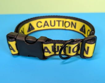 Caution Kemonomimi choker collar | Hazard Cosplay Collar Necklace