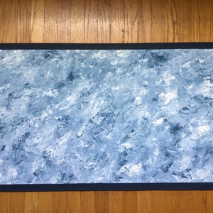 Blended Blue Floor Cloth