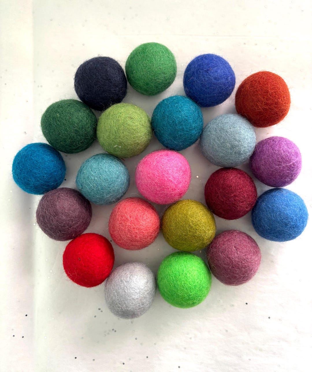 4 Cm Mixed Color Wool Felt Ball Packets: DIY Craft Supplies + More - Etsy