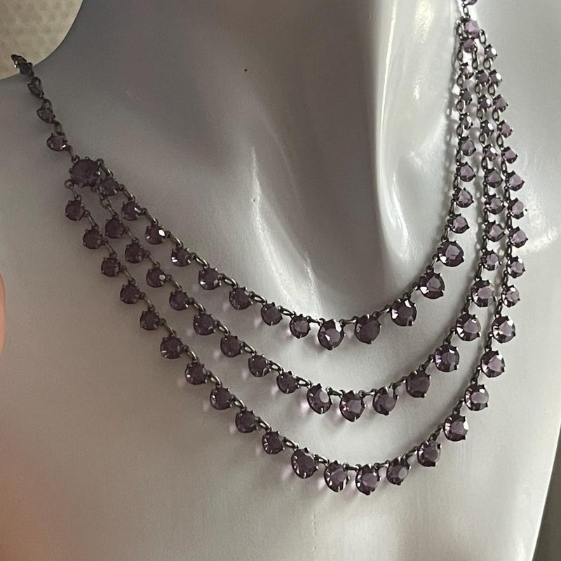 Riviere Sterling Silver Necklace plated in Black Rhodium main image 1