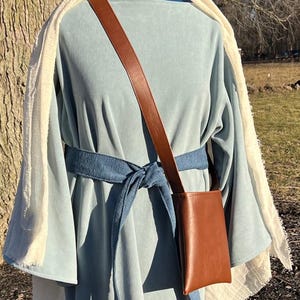Umhängetasche Die Auserwählten Bibelzeiten Ostern Weihnachten Kostümzubehör Leder unisex Männer Frauen Kinder. Tunika Weste separat erhältlich