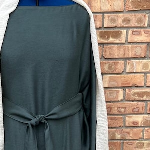 Tunic & vest grey purple Bible times unisex adult costume tunic Easter Christmas passion play. head covering sash sold separately