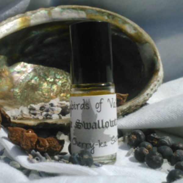 The Swallowtail, a Songbirds of Valnon fragrance (Skin musk, caramel, vanilla, berries, tobacco, honeyed wine)